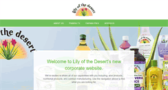 Desktop Screenshot of lilyofthedesert.com